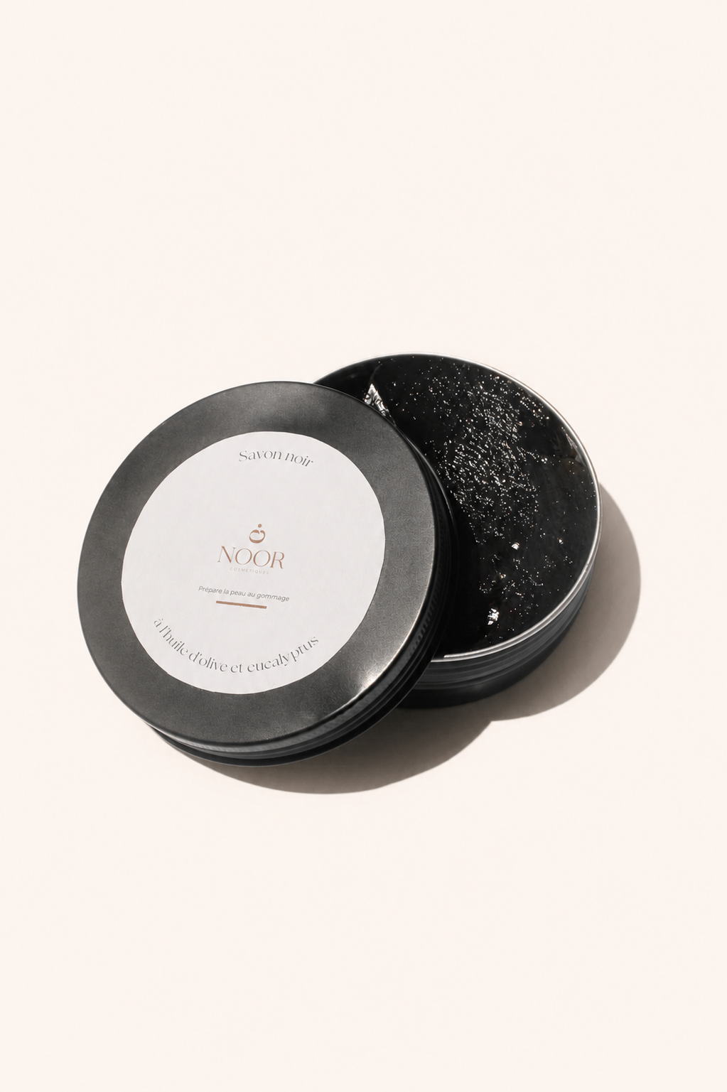 Savon noir à l'huile d'olive et à l'eucalyptus 150 g – Noor Cosmétiques