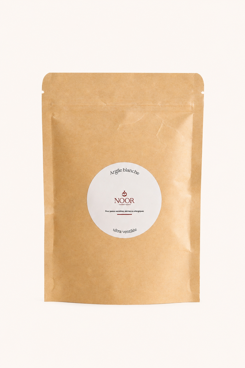 Argile blanche ultra ventilée 100 g – Noor Cosmétiques
