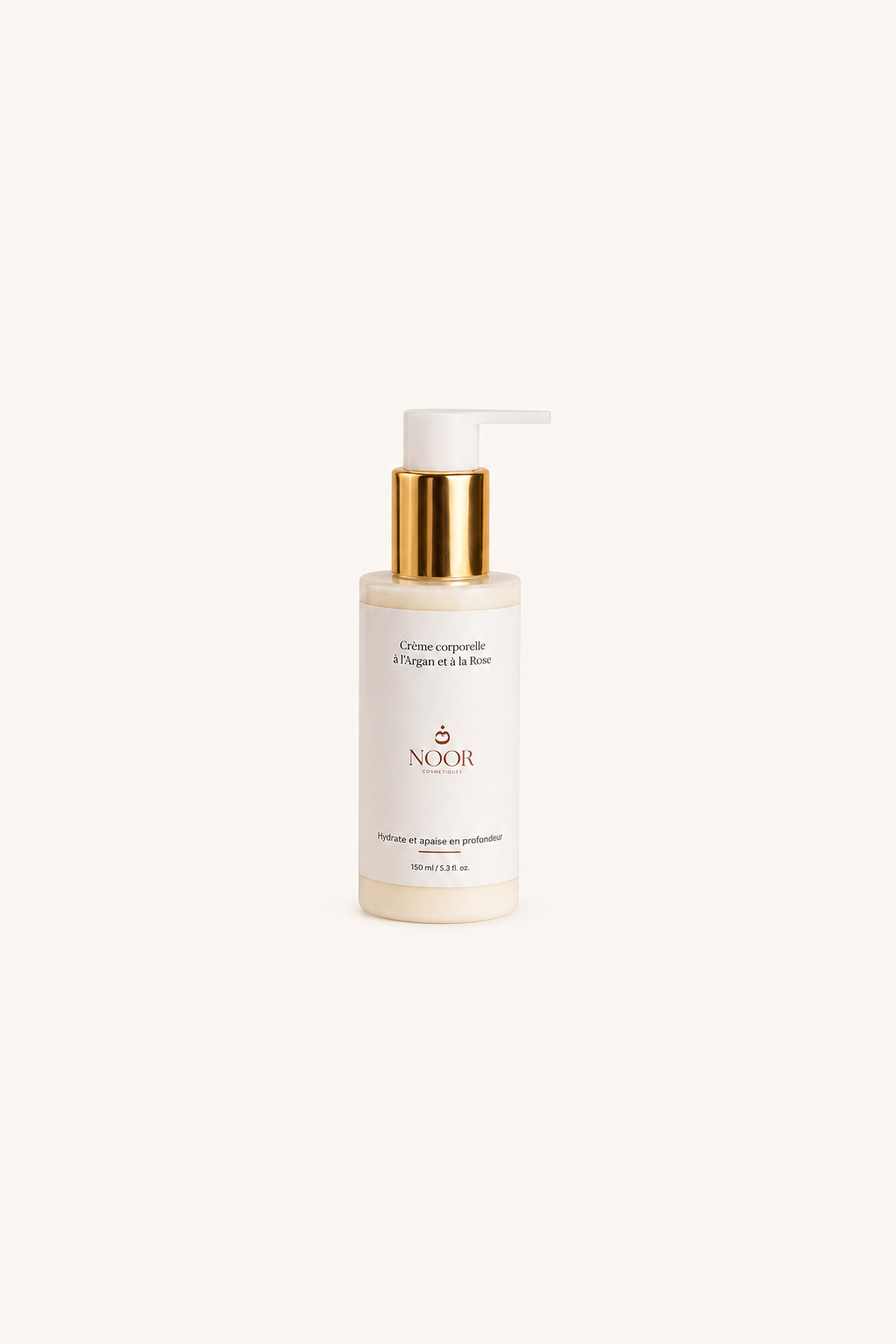 Crème corporelle à l'argan et à la rose 150 ml – Noor Cosmétiques